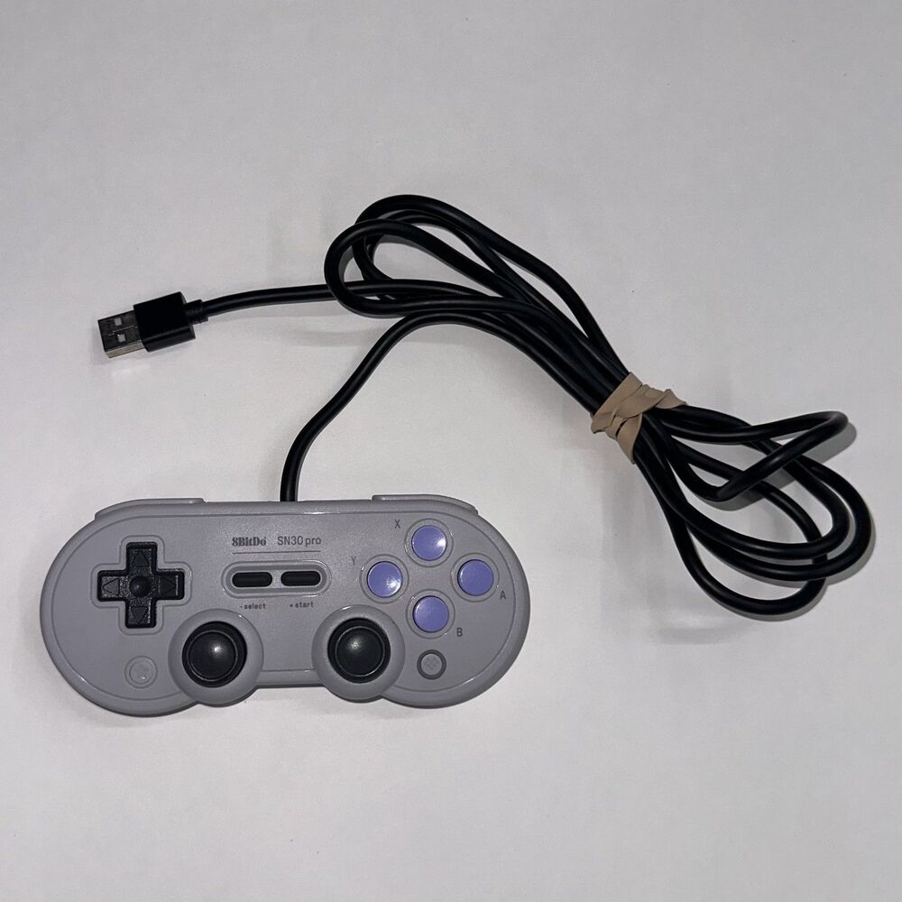 8BitDo SN30 Pro USB Gamepad Retro Wired Controller PC Switch Gray Edition SNES